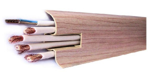 Listwy  przypodłogowe PCV 60mm z gumką