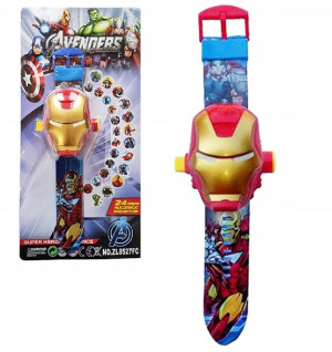 Ironman Zegarek 3d Z Projektorem Cyfrowy Obrazki