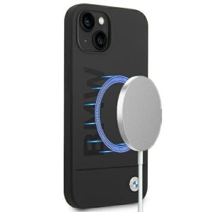 Etui Bmw Bmhmp14sslblbk Iphone 14 6,1" Czarny/black Hardcase Silicone Signa