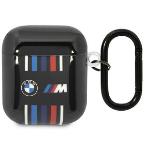 Bmw Bma222swtk Airpods 1/2 Cover Czarny/black Multiple Colored Lines