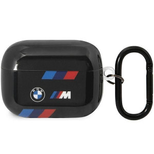 Bmw Bmap222sotk Airpods Pro 2 Gen Cover Czarny/black Tricolor Stripes