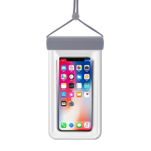 Wodoodporne Etui Na Telefon 115 Mm X 220 Mm Torebka Na Basen Plażę Szare