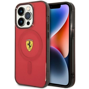 Ferrari Fehmp14xurkr Iphone 14 Pro Max 6.7" Czerwony/red Hardcase Transluce
