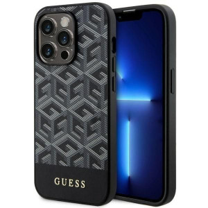Guess Guhmp14lhgcfsek Iphone 14 Pro 6.1" Czarny/black Hardcase Gcube Stripe