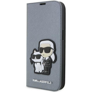 Karl Lagerfeld Klbkp14lsankcpg Iphone 14 Pro 6.1" Bookcase Srebrny/silver S