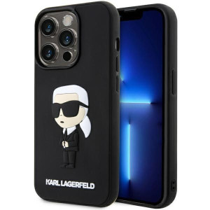 Karl Lagerfeld Klhcp14l3drkink Iphone 14 Pro 6.1" Czarny/black Hardcase Rub