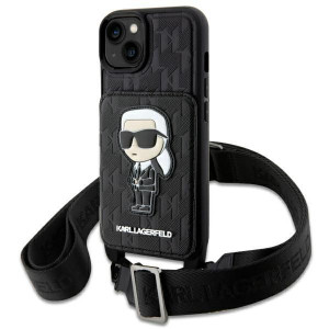 Karl Lagerfeld Klhcp14scsakhpkk Iphone 14 6.1" Hardcase Czarny/black Crossb