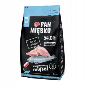 Karma sucha kota PAN MIĘSKO Kurczak pstrąg S 5kg