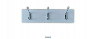 Wieszak Na Ubrania 3 Haczyki Metalowe 6 X 34.5x9cm