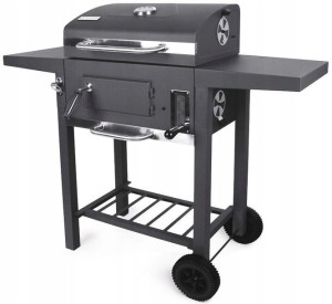 Duży Grill Węglowy Ogrodowy + 3 Półki + Popielnik
