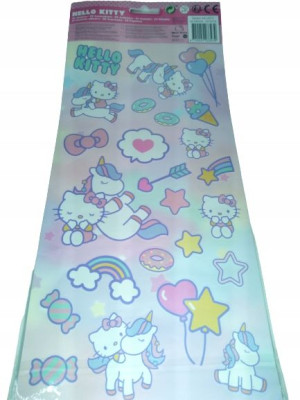 Naklejki Samoprzylepne Hello Kitty Arkusz 50 Szt !