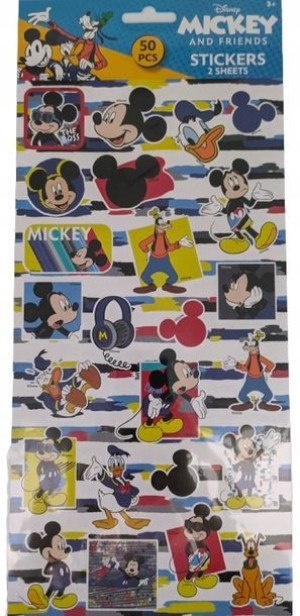 Naklejki Arkusz X 2 Mickey Mouse Ok 50 Naklejek 14