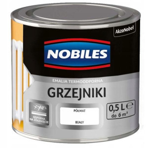 Farba do grzejników Nobiles Półmat 0,5 L