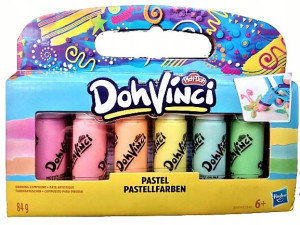 Play-doh Ciastolina Tubki Doh Vinci Pastelowe 6 El