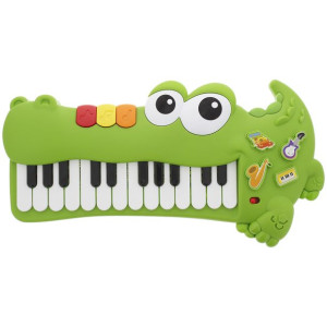 Pianino zabawkowe zielone krokodylek Mini Matters