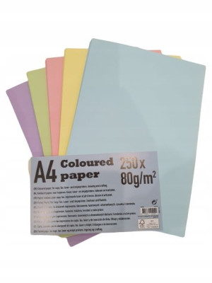 PAPIER kolorowy do druku Coloured paper A4 80g