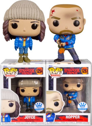 Joyce i Hopper Special Edition, Stranger Things - Funko Pop #1254 #1253