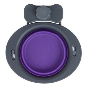 Dexas Collapsible Kennel Bowl Small 240 ml - składana, silikonowa miska do