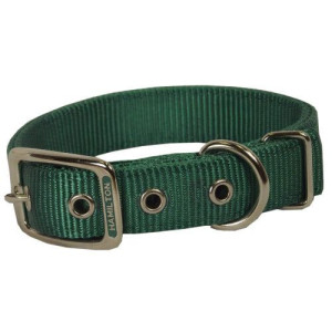 Hamilton Double Thick Dog Collar 25mm - mocna, nylonowa obroża dla psa, zie