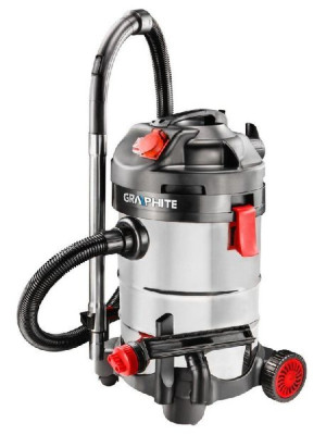 Graphite odkurzacz przemysłowy 1500W zbiornik 30L 230V