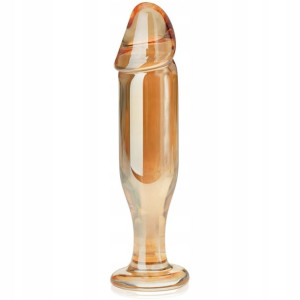 Szklany Penis Dildo Sex Dong Do Anusa Oraz Waginy