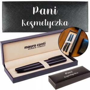 Zestaw Piśmienniczy Czarny DLA KOSMETYCZKI Wzory