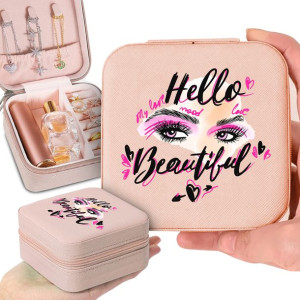 Pudełko Szkatułka Biżuterię Róż HELLO BEAUTIFUL Wz