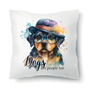 Poduszka Na Prezent Dla Psiary DOGS ARE PEOPLE Wz