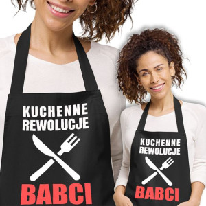 Fartuch Bawełniany KUCHENNE REWOLUCJE BABCI Wzory