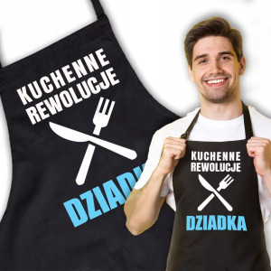 Fartuch Bawełniany KUCHENNE REWOLUCJE DZIADKA Wz