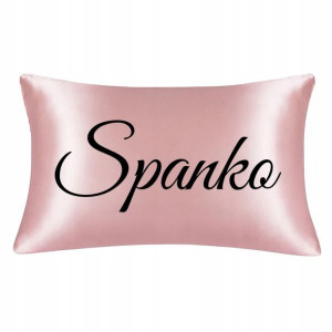 Poduszka Satynowa Różowa Do Spania SPANKO Wzory