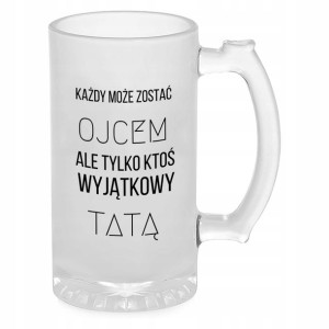 Duży Kufel Do Piwa dla Taty Na DZIEŃ OJCA WZORY