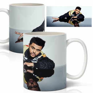 Kubek Biały na prezent dla fana THE WEEKND WZORY