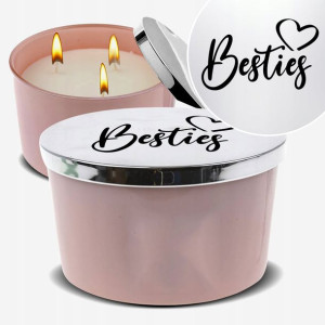 Świeca Zapachowa Idealna Na Prezent BESTIES Wzory