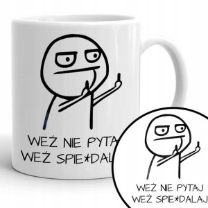 Kubek Biały Na Prezent Do Pracy Biura Korpo Kubek