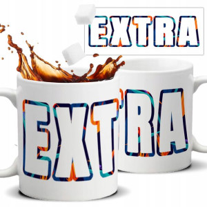 Kubek Biały Na Prezent Motywacyjny EXTRA Top Wzory