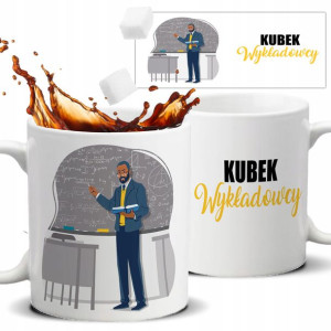 Kubek Biały Na Prezent Upominek DLA WYKŁADOWCY Wz