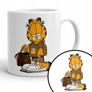 Kubek Biały Prezent Dla Dziecka BAJKI Garfield Wz
