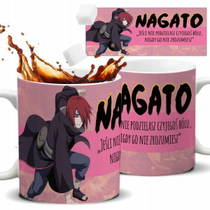 Kubek Biały Prezent Dla Fana Anime NAGATO Wzory