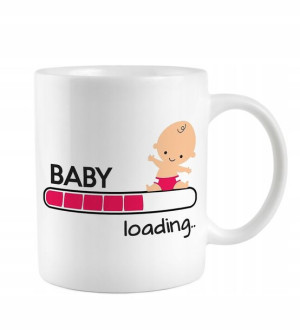 Kubek Biały prezent dla Mamy BABY SHOWER WZORY