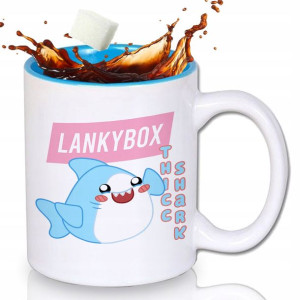 Kubek Błękitny Na Prezent Lankybox THICC SHARK Wz