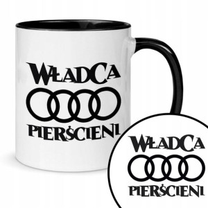 KUBEK Czarny Prezent Dla Faceta SAMOCHODY Auta Wz