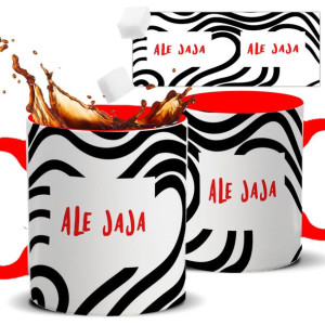 Kubek Czerwony Na Prezent ALE JAJA Zabawne Wzory