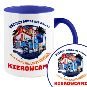 Kubek Granatowy Prezent Dla NAJLEPSZEGO KIEROWCY