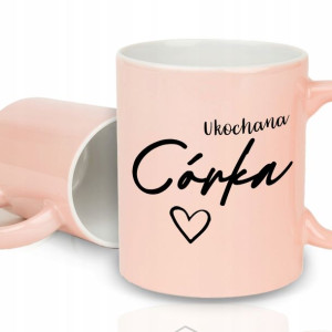 Kubek LIGHT PINK Na Prezent DLA CÓRKI Modne Wzory