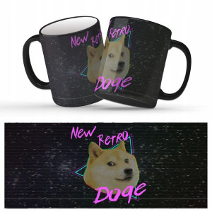 Kubek Magiczny Na Prezent Memy NEW RETRO DOGE Wz