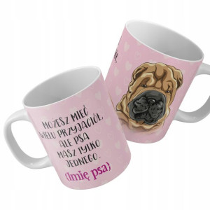 Kubek Prezent dla Miłośniczki Psów SHAR PEI IMIĘ