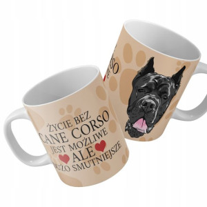 Kubek Prezent dla Miłośnika Psów CANE CORSO WZORY