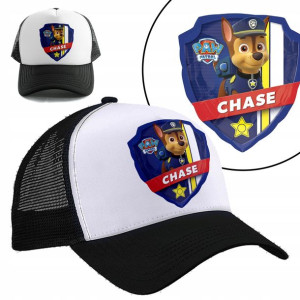 CZAPKA Czarna z Daszkiem Na Lato PSI PATROL WZORY