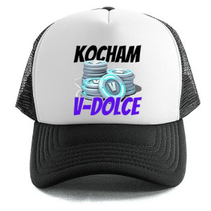 Czapka Daszek Na Lato Wiosnę KOCHAM V-DOLCE WZORY